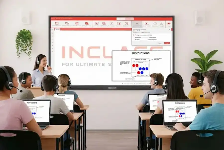 Luyện nghe - nói - phản xạ hiệu quả với INCLASS Language Classroom